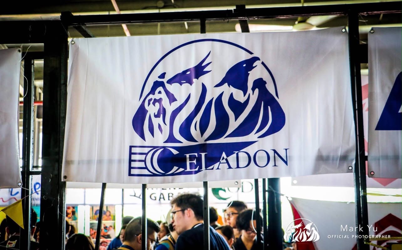 The Ateneo Celadon banner at an event